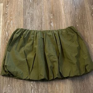 Aritzia Olive Green Mini Skirt